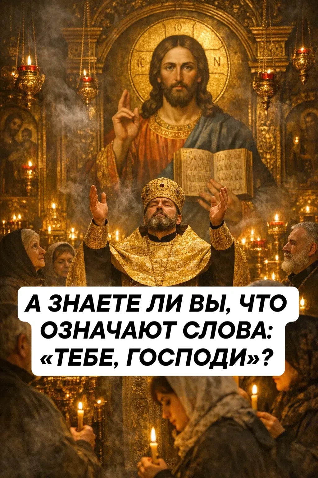 🌿 А ЗНАЕТЕ ЛИ ВЫ, ЧТО ОЗНАЧАЮТ СЛОВА: «ТЕБЕ, ГОСПОДИ»? 🌿
Сколько раз мы слышим их за Богослужением