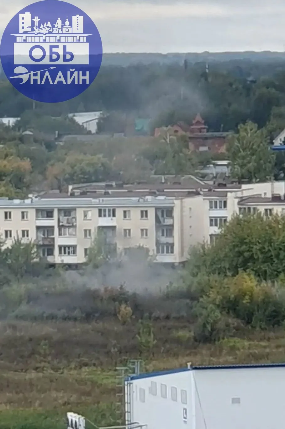 Небольшой пожар в геодезии возле дома 68/6