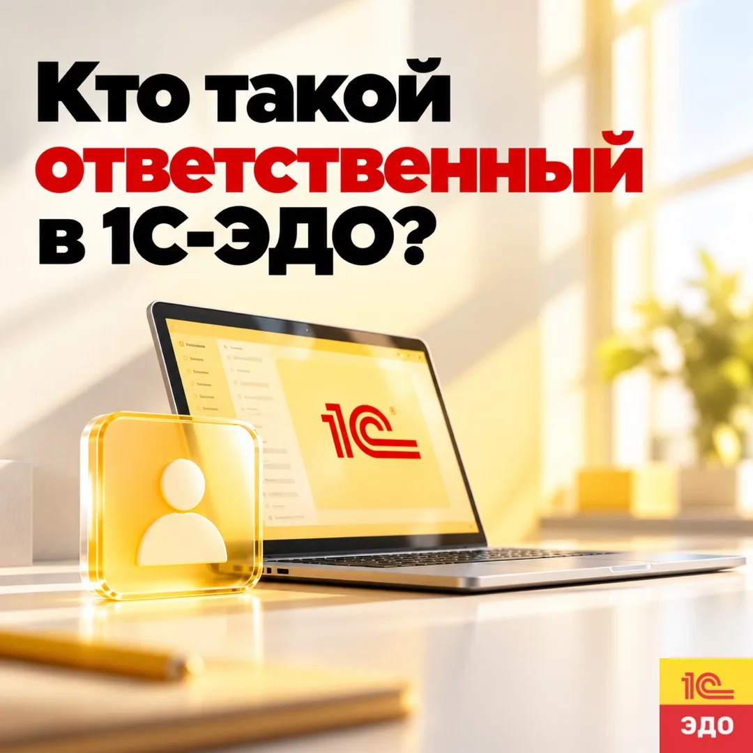👨‍🦰Кто такой ответственный в 1С-ЭДО?