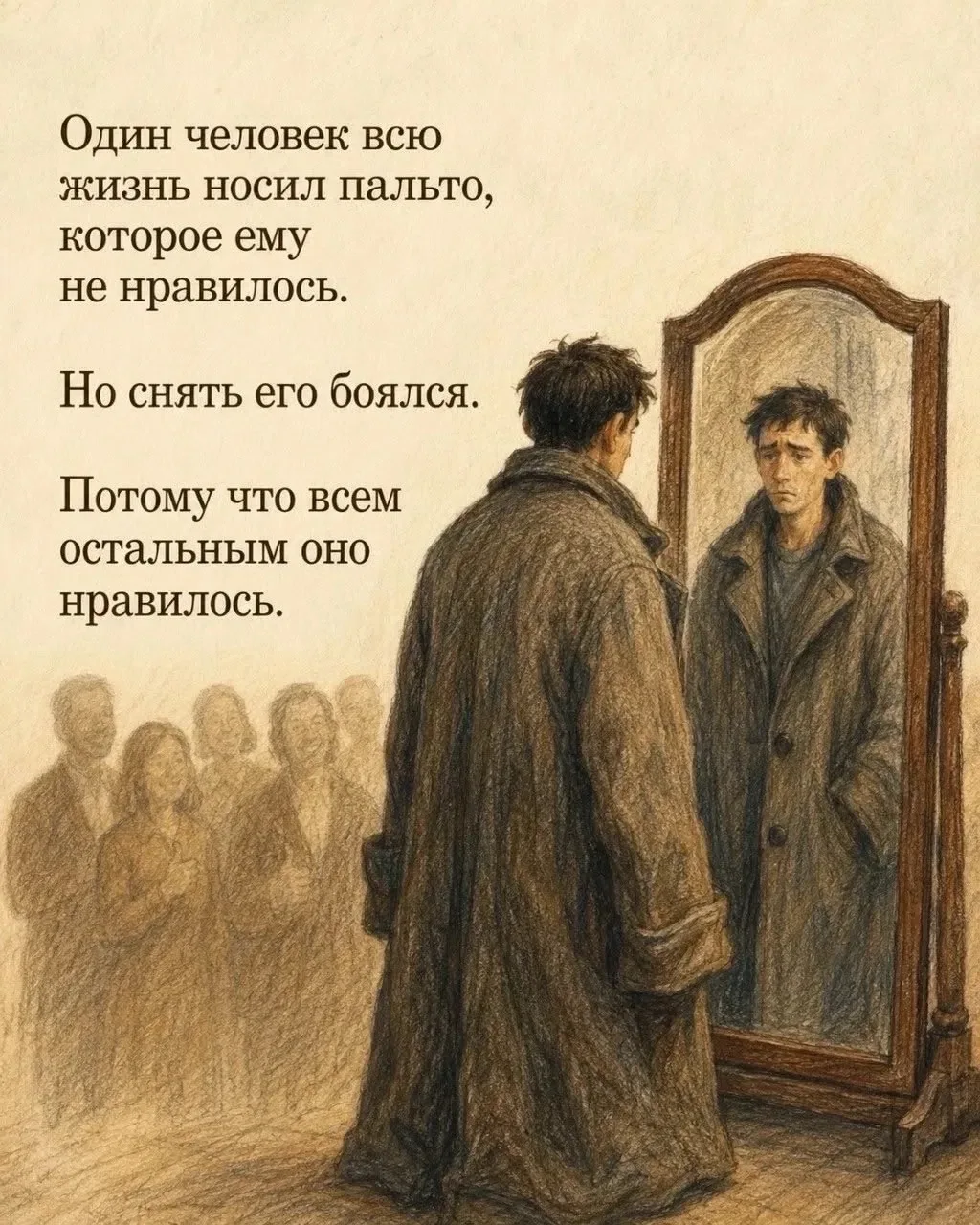 ИНОГДА МЫ ТАК ДОЛГО СТАРАЕМСЯ БЫТЬ УДОБНЫМИ ДЛЯ ДРУГИХ, ЧТО ПЕРЕСТАЁМ СЛЫШАТЬ СЕБЯ.