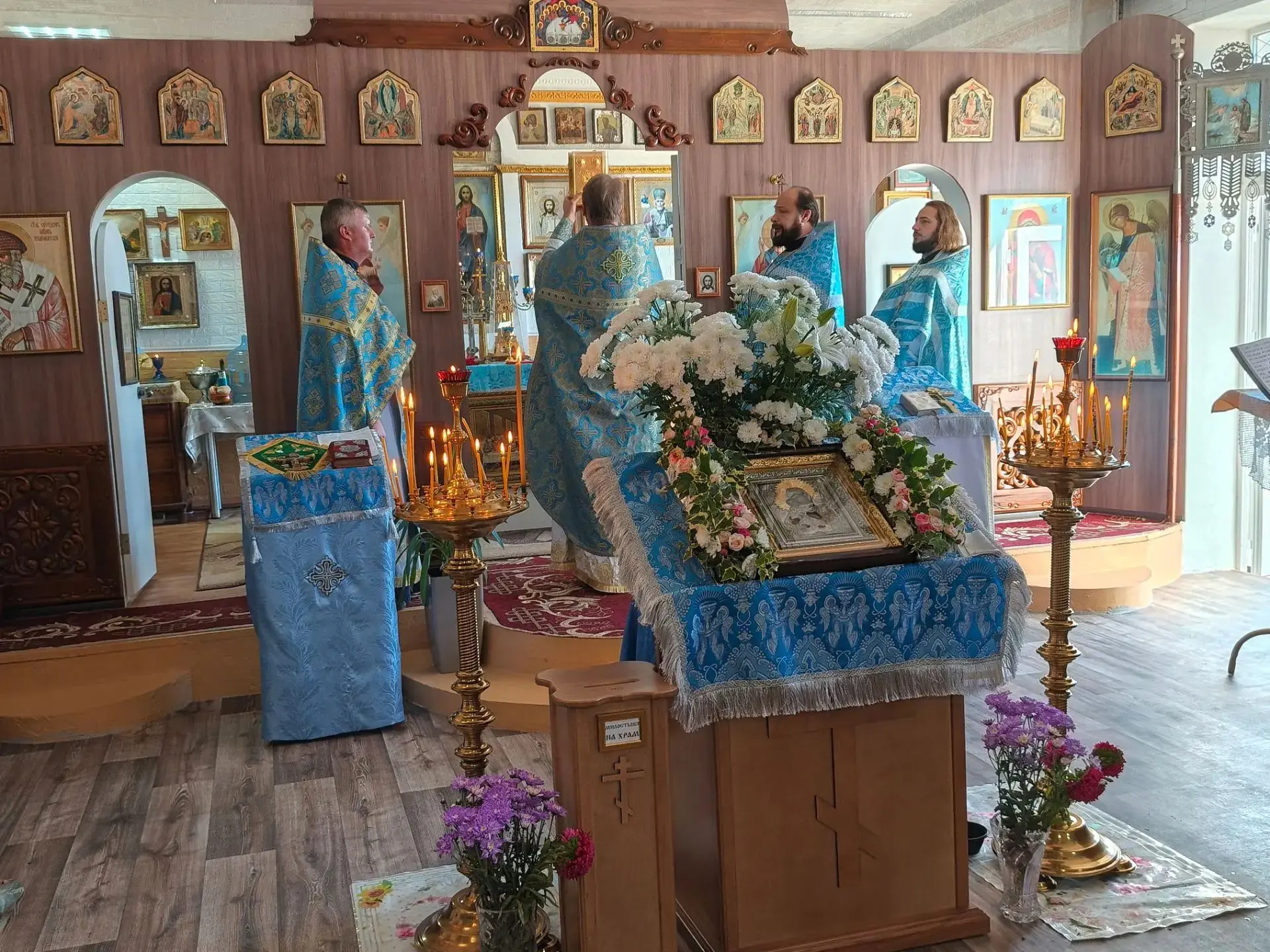 Престольный праздник храма села Ромашкино