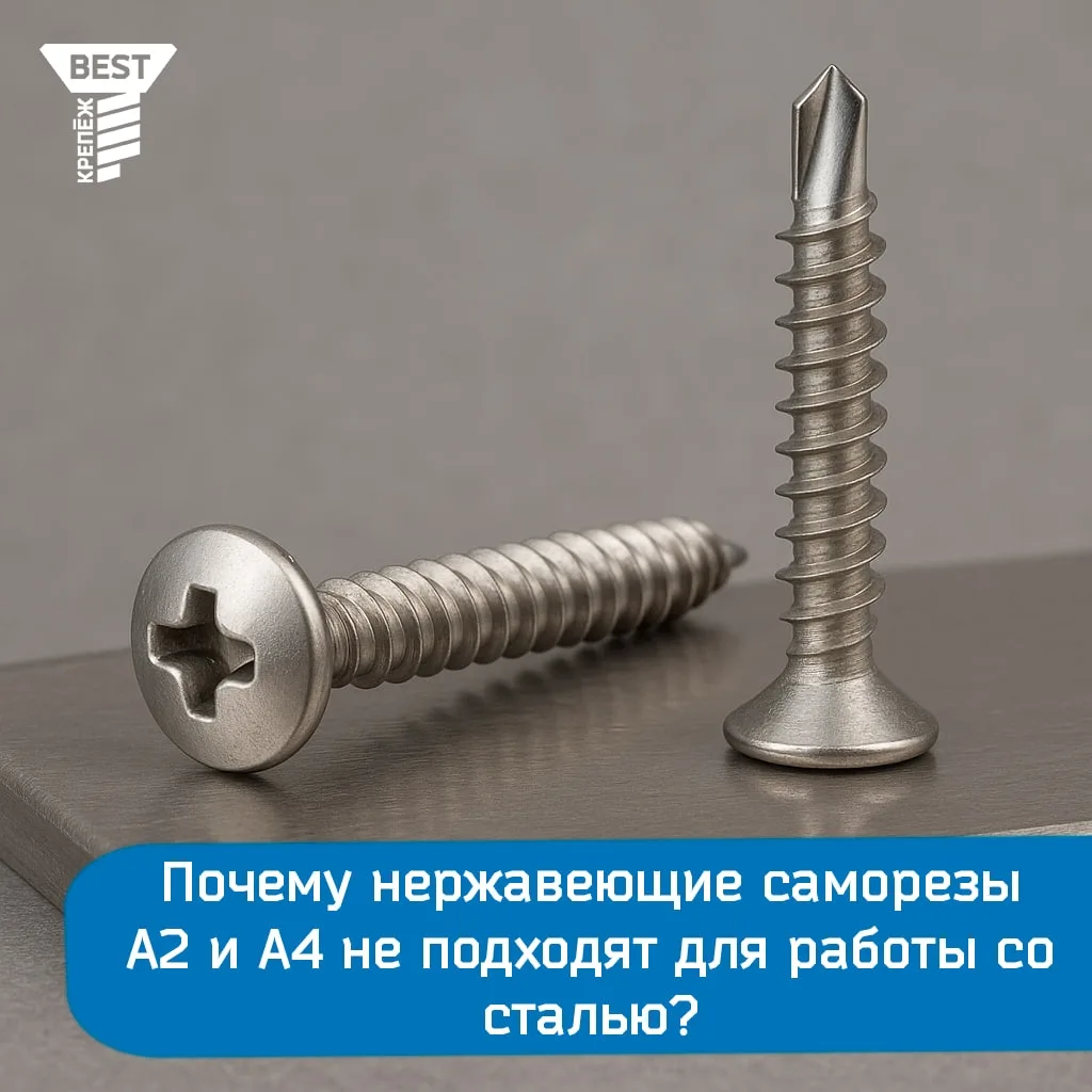 Это один из частых вопросов от тех, кто впервые сталкивается с крепежом из нержавеющей ...