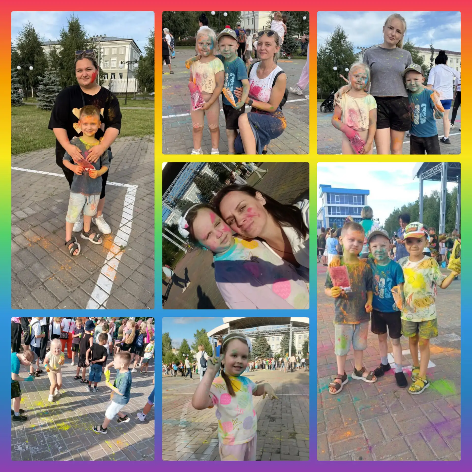 🎨29 июля в парке "Авангард" прошёл фестиваль красок🎈.