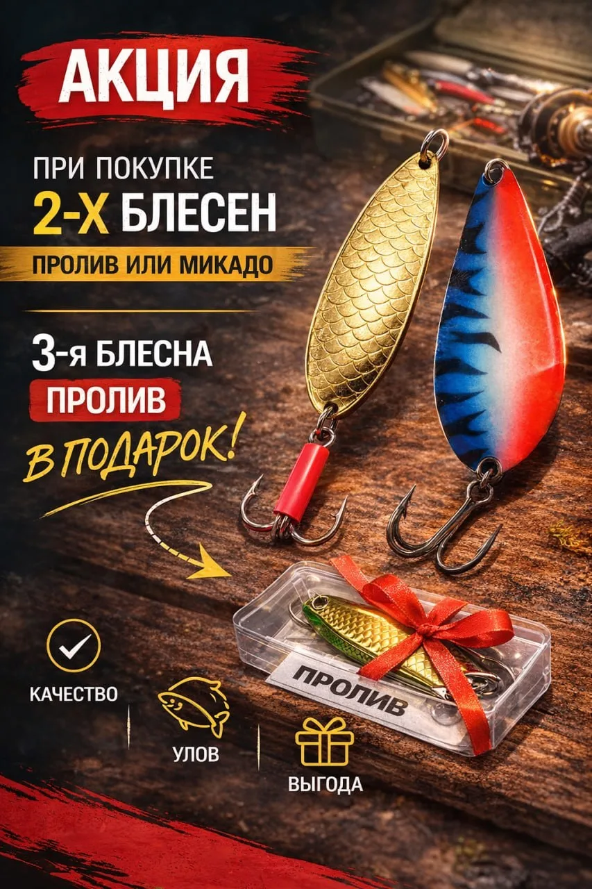🛍 РЫБОЛОВНАЯ АКЦИЯ, КОТОРУЮ НЕЛЬЗЯ ПРОПУСТИТЬ!