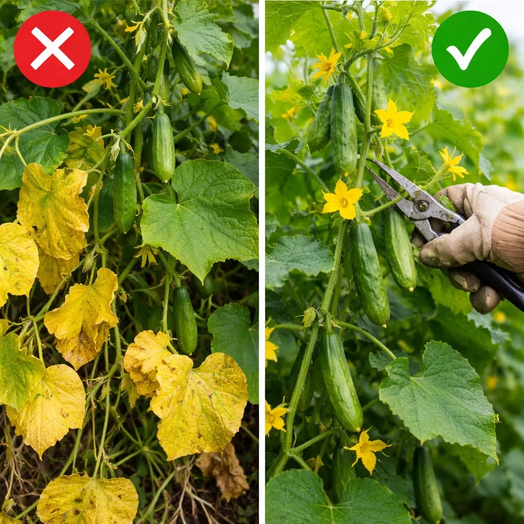 🥒 ПОЧЕМУ ОГУРЦЫ ЗАВЯЗЬ ПРИНУЖДЁННО НЕ ЗАВЯЗЫВАЮТ ИЗ-ЗА ЛИСТЬЕВ