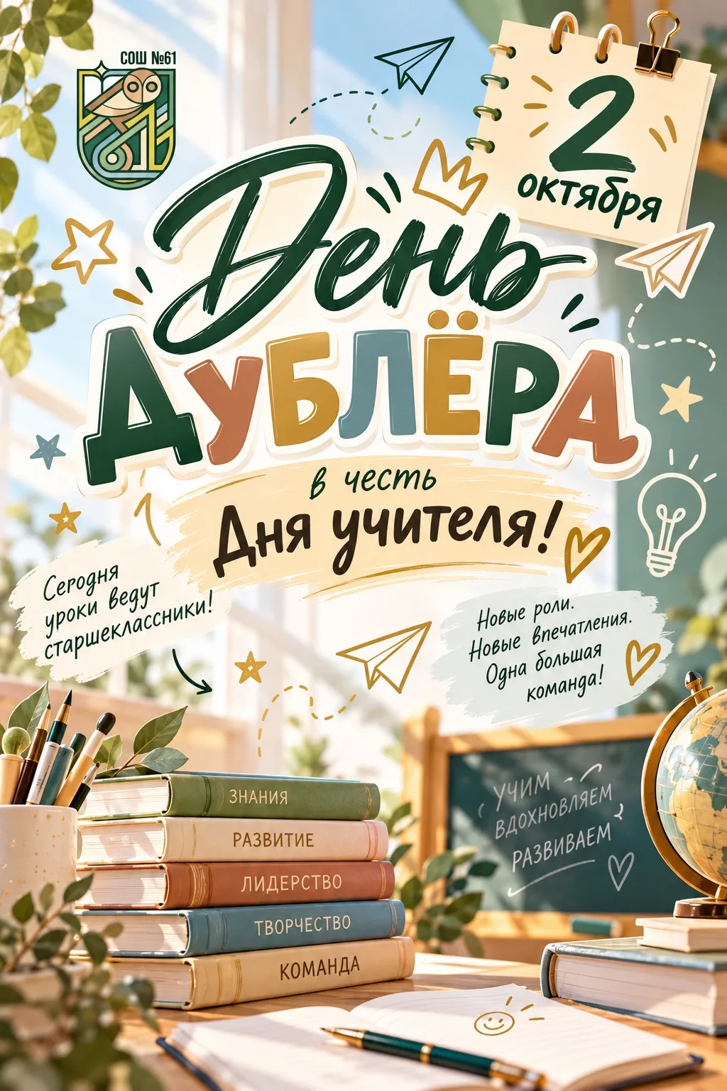 ДЕНЬ ДУБЛЁРА. ЗАВТРА!