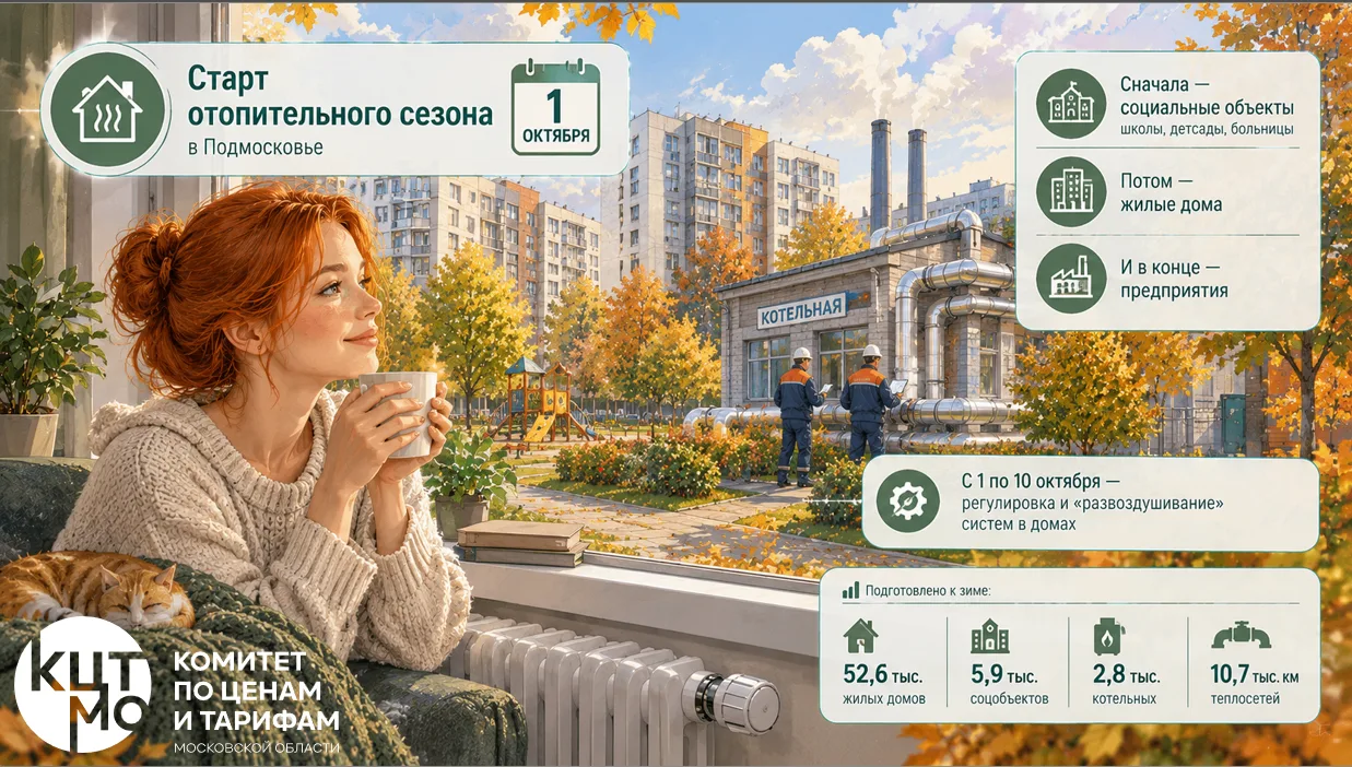 🔥 В Подмосковье стартует отопительный сезон