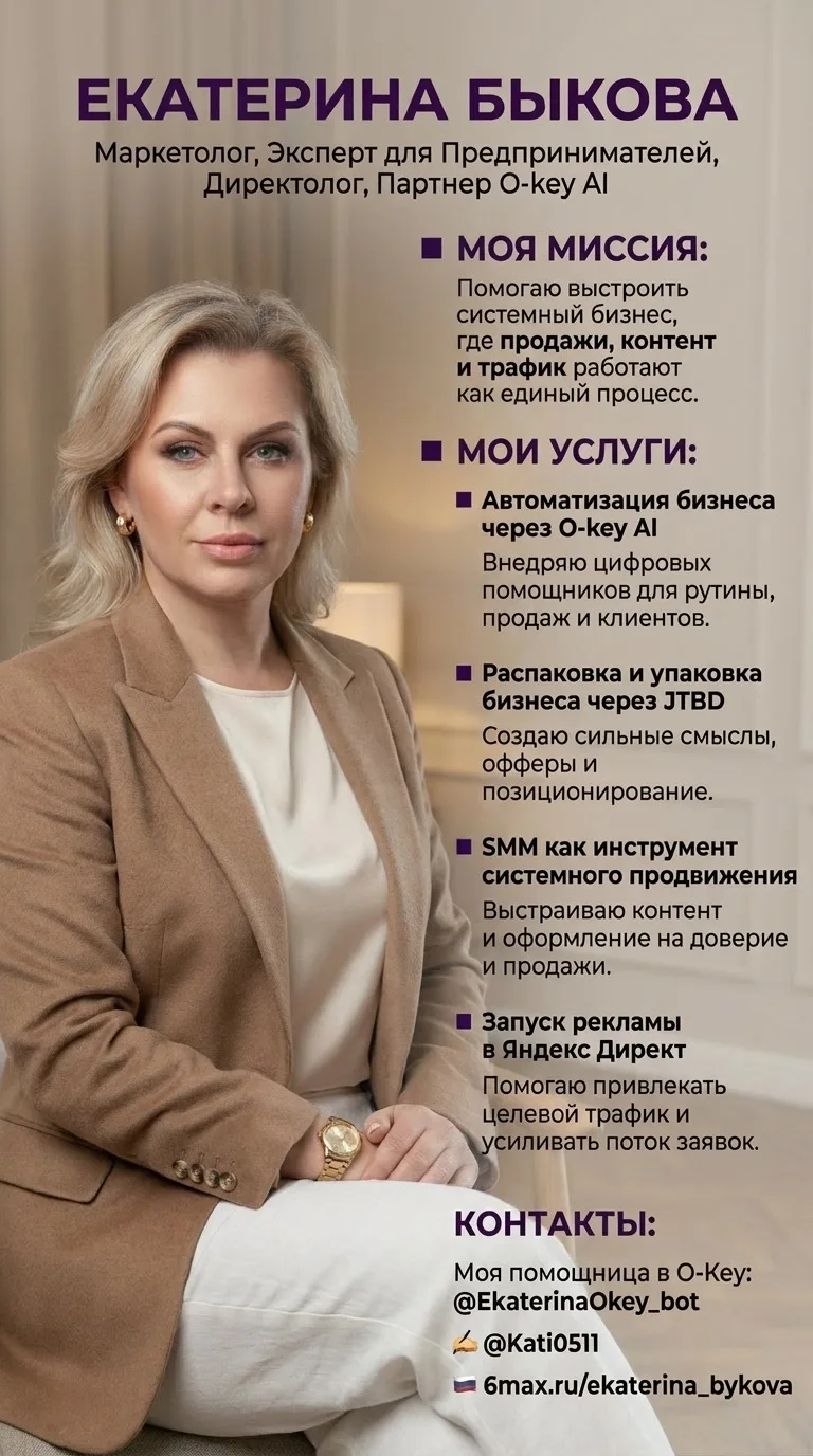 Кто я и чем могу быть полезна
