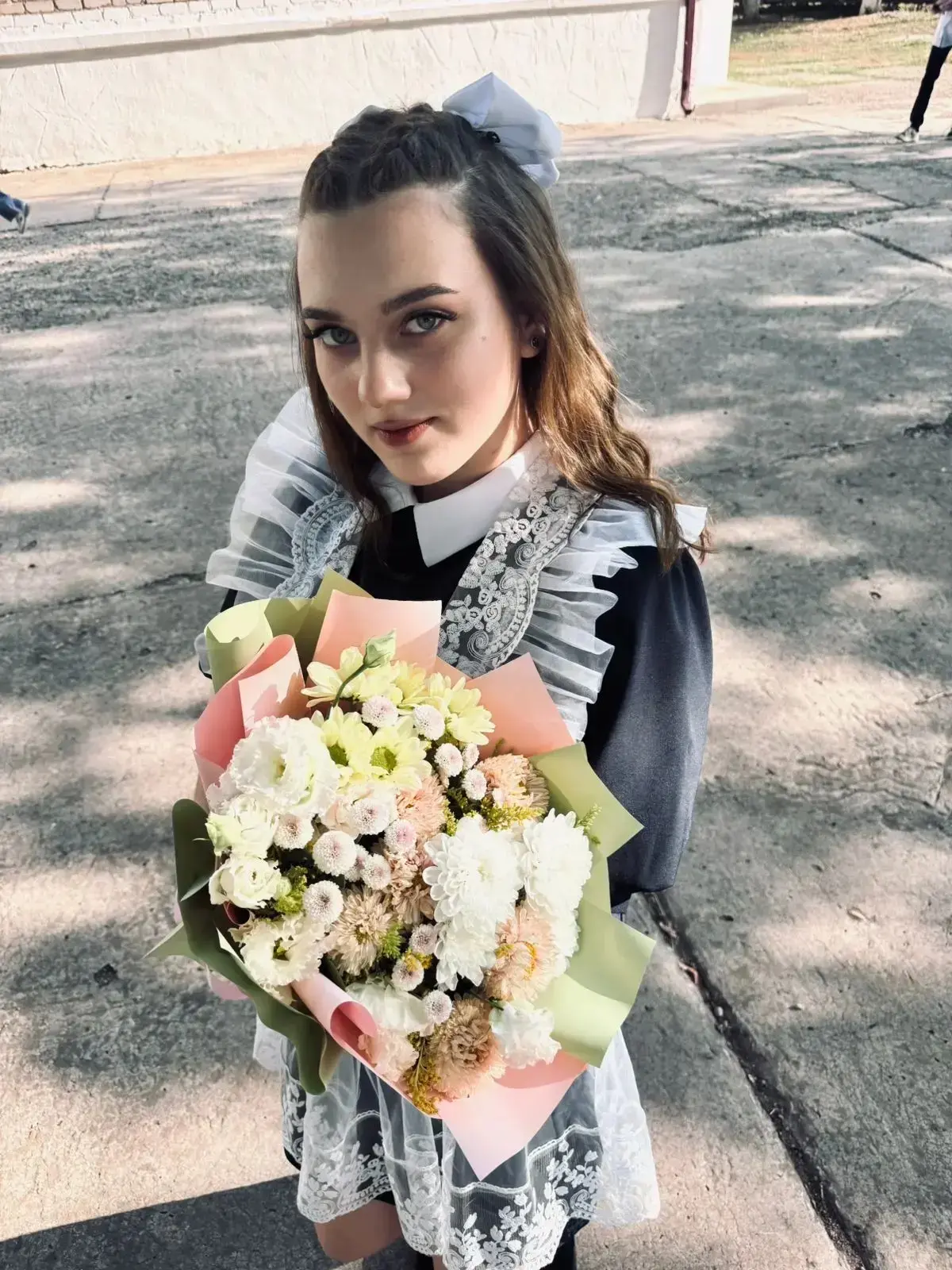 Стряпан Яна, выпускница Детской художественной школы станицы Новопокровской.