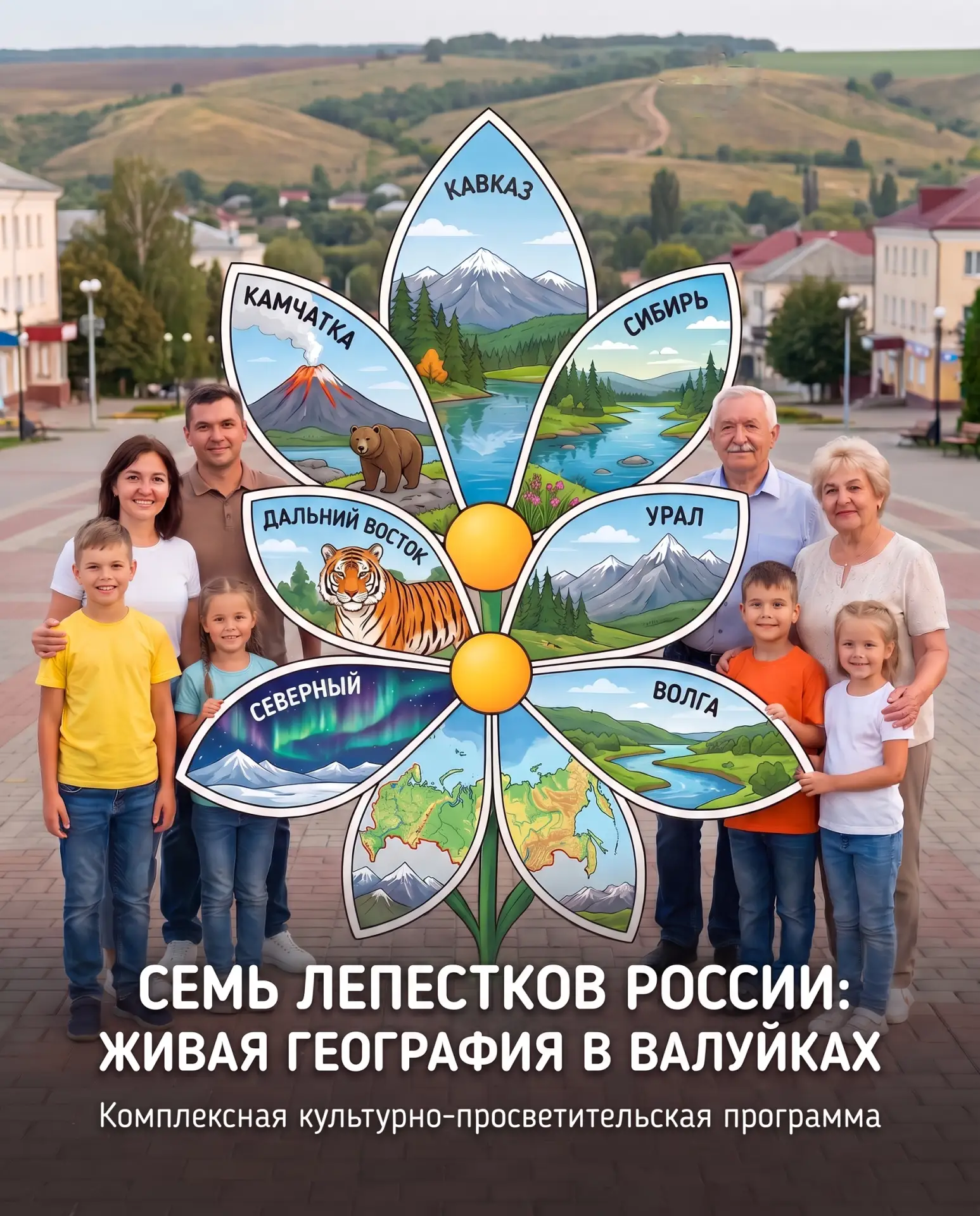 🌍 «Семь лепестков России»: помогите Валуйкам выиграть грант!