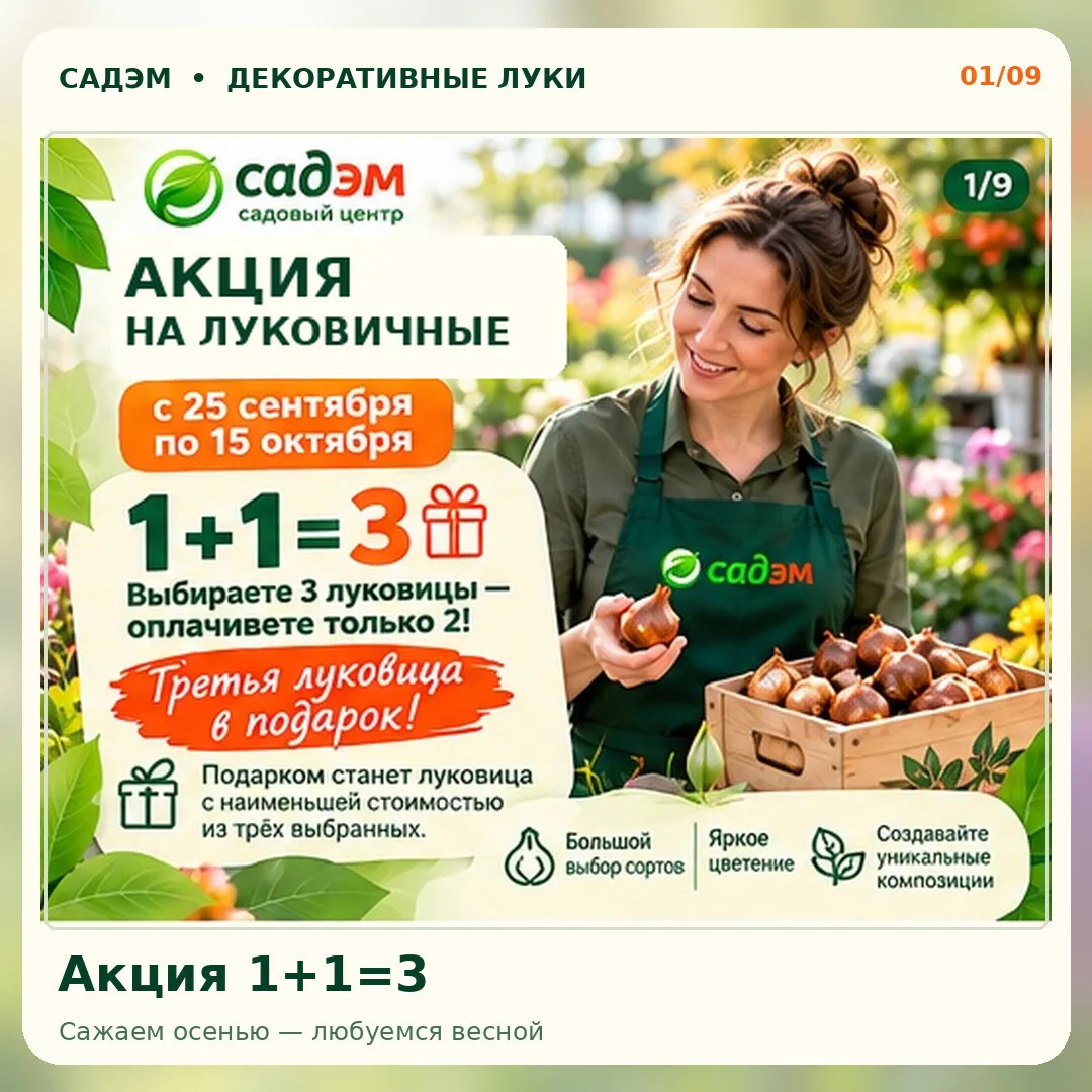 Декоративные луки для сада, который удивит весной и в начале лета 💜