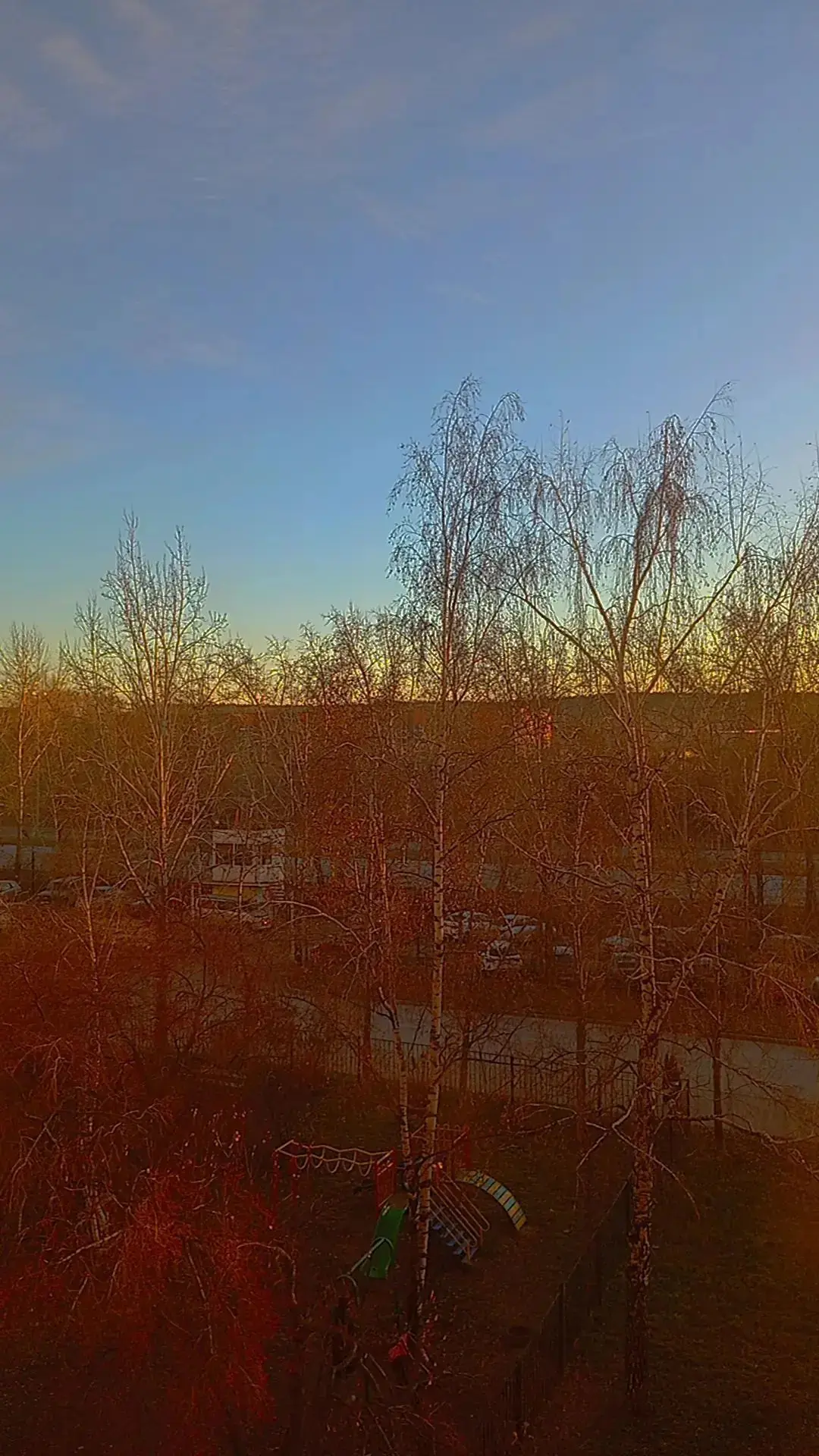 Закат на ЖБИ