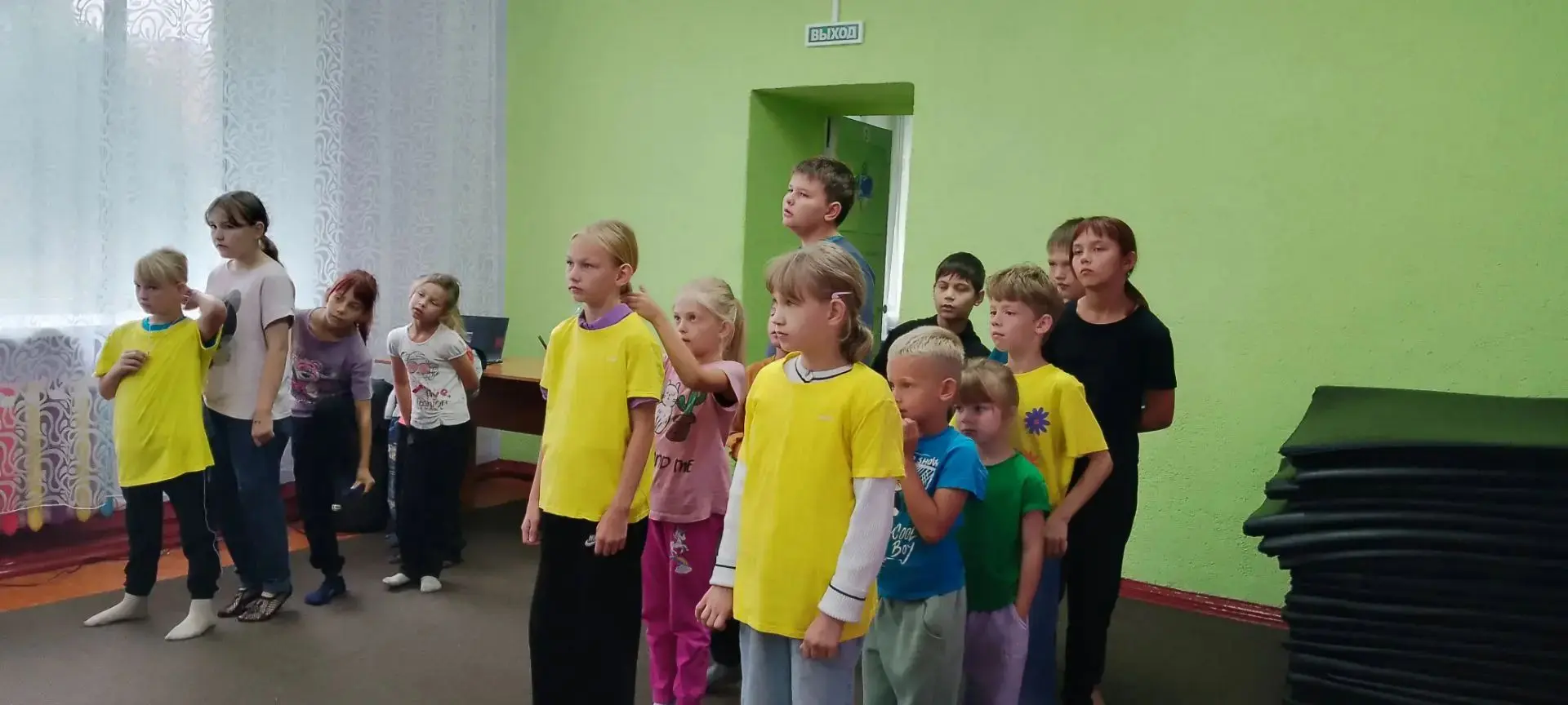В  Доме творчества сегодня состоялся спортивный праздник «Веселые старты».
