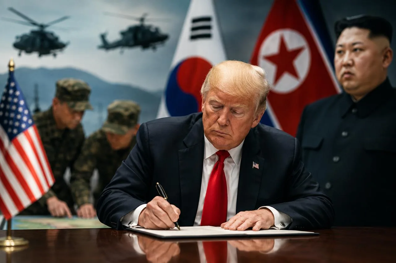 Трамп велел сократить военные учения с Южной Кореей из-за Ким Чен Ына