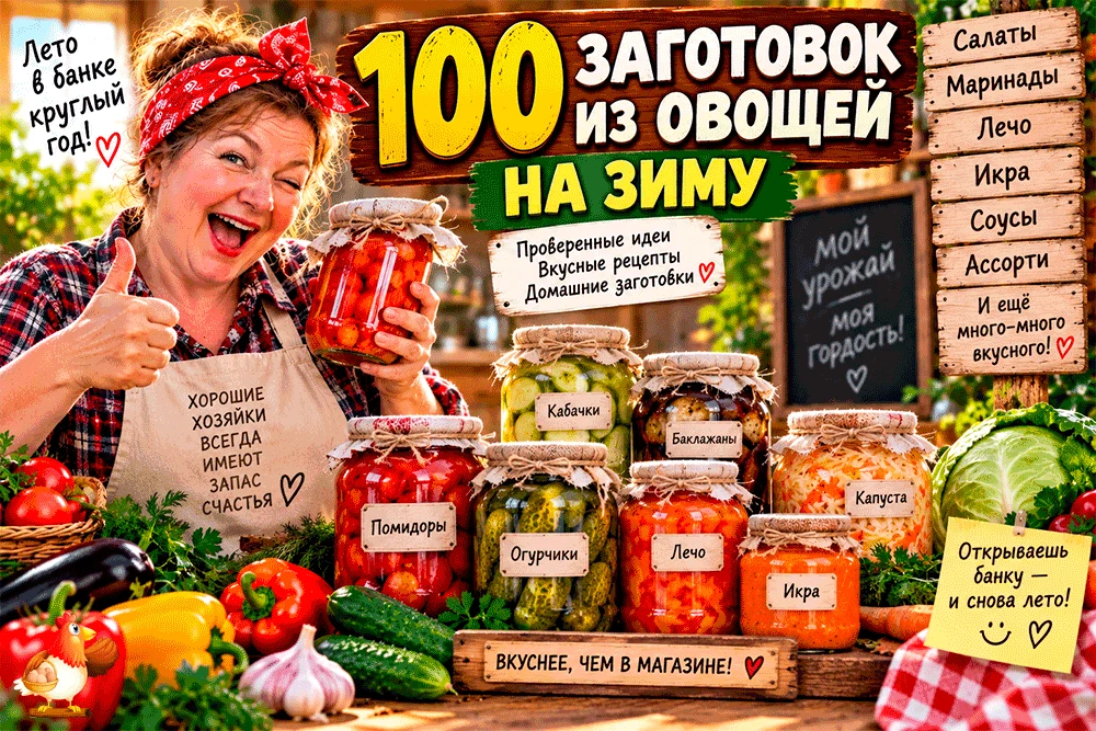 100 заготовок из овощей на зиму – точные рецепты в граммах на 1 литровую банку и самые ...