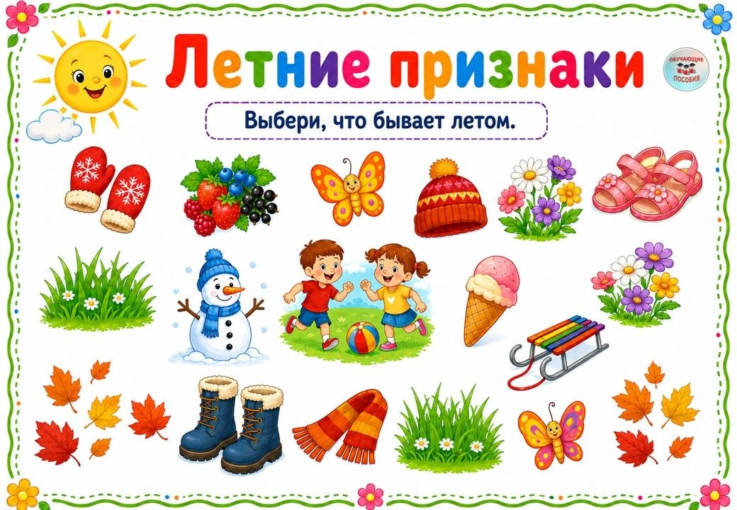 БЕСПЛАТНАЯ ЛЕТНЯЯ ИГРА ДЛЯ ДОШКОЛЬНИКОВ 🌼

Сегодня предлагаем игру, которая поможет детям закрепить