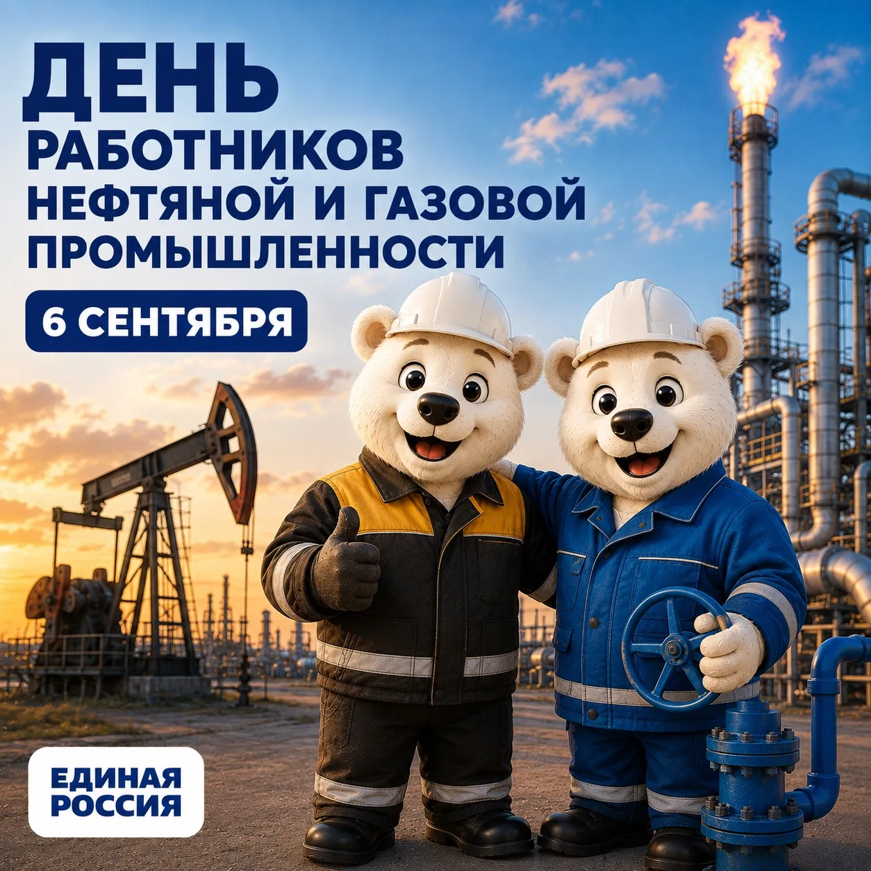 С Днём работников нефтяной и газовой промышленности!