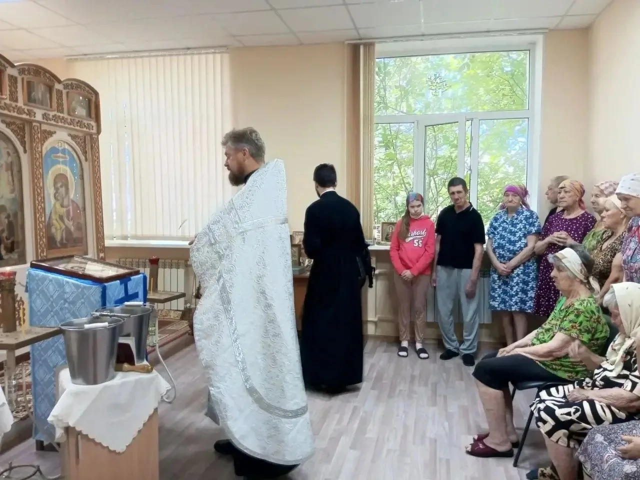 В «Волго-Каспийском доме-интернате» встретили праздник Преображение Господне