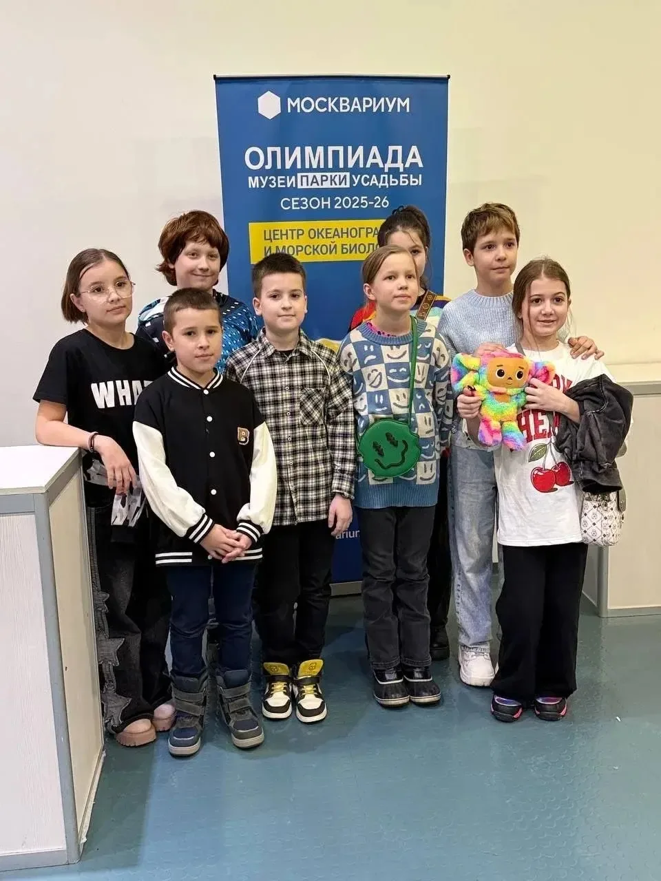 🏆 Команда 4 «Г» — победители олимпиады «Музеи‑парки‑усадьбы» этого года!  Ребята посетили 8 удивител