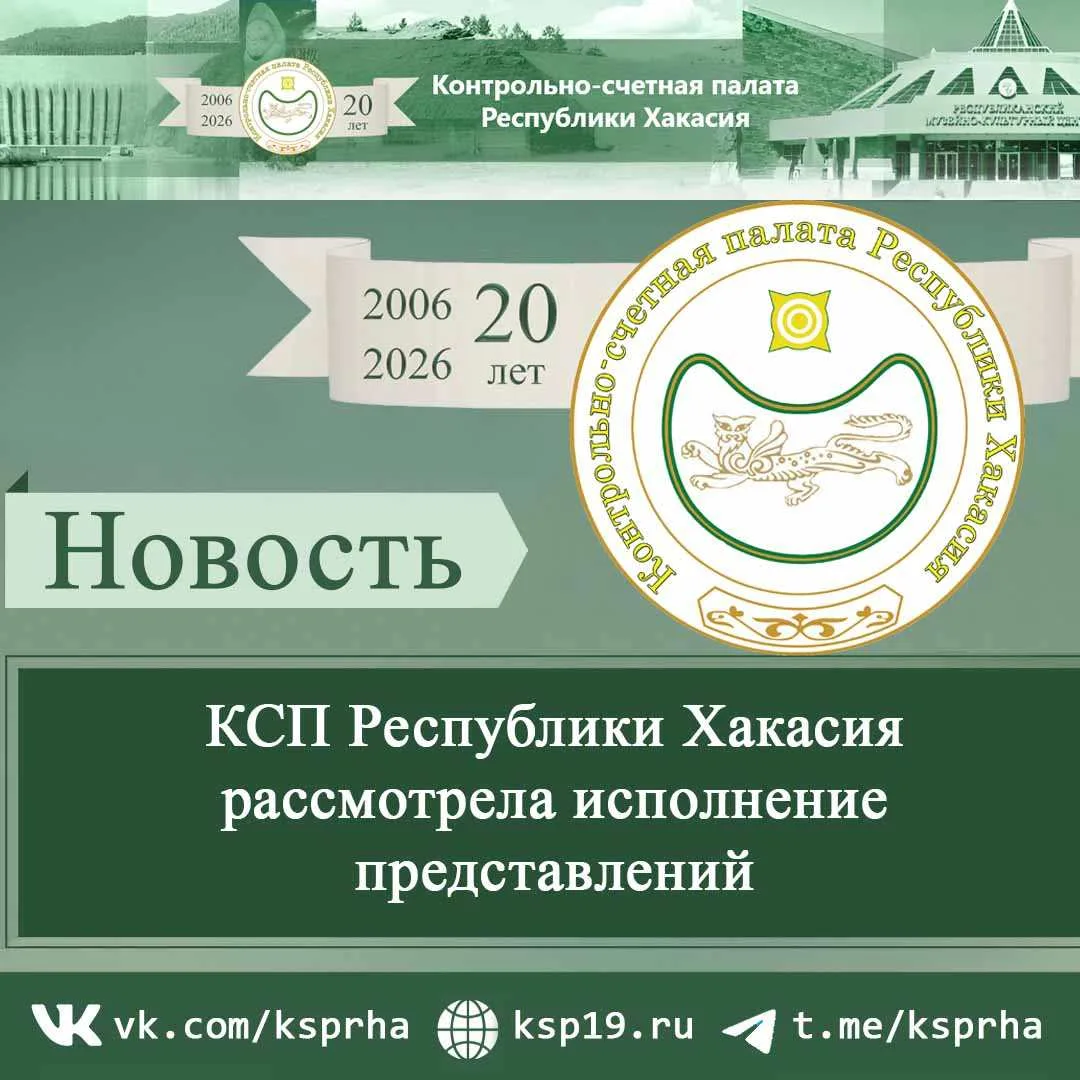 Коллегией Контрольно-счетной палаты Республики Хакасия 08 сентября 2026 года рассмотрен...