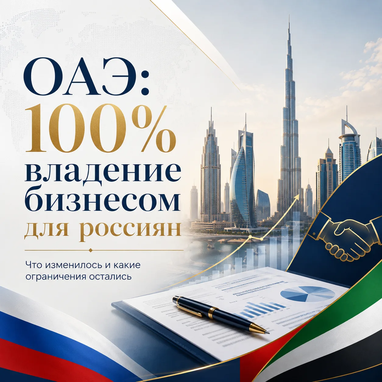 🇦🇪 Новые возможности для российского бизнеса в ОАЭ: 100% владение, упрощение процедур...