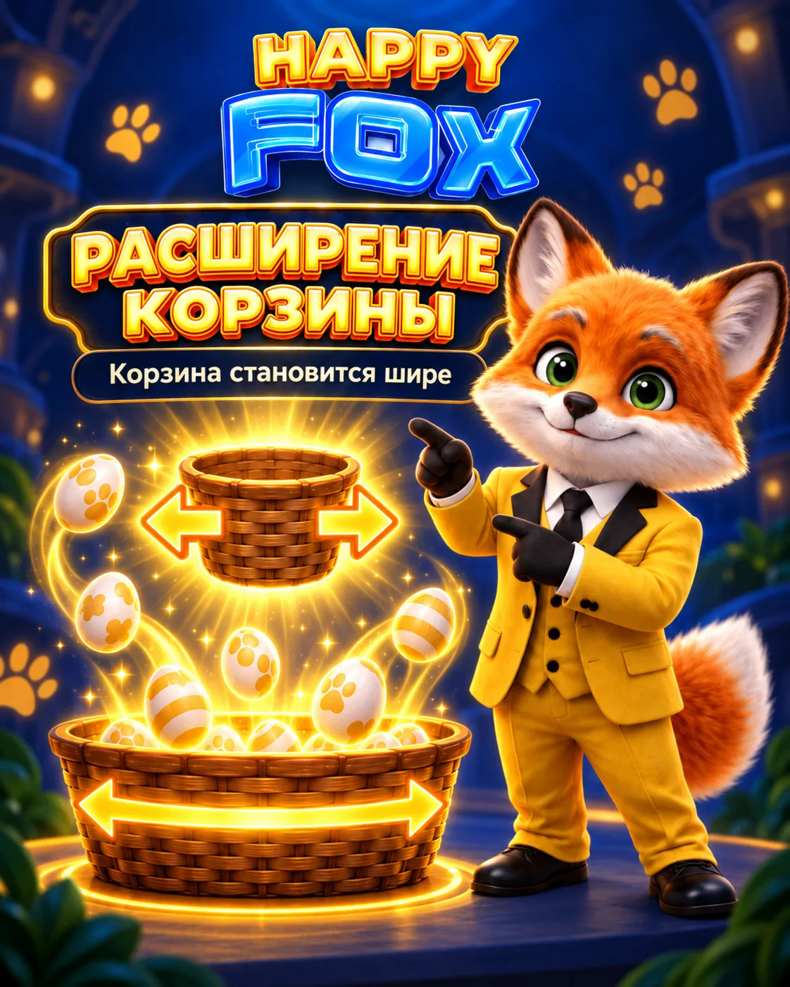🧺 Расширение корзины — больше места, больше шансов
