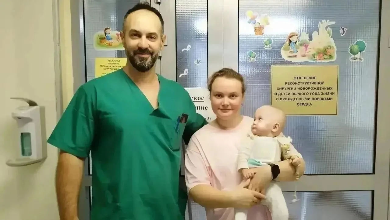 Новорождённую кроху с тяжёлым пороком сердца спасли липецкие медики