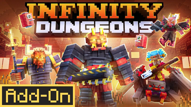 Add-on "Infinity Dungeons" Окунитесь в настоящее приключение в жанре roguelike! Сражайтесь в бесконе