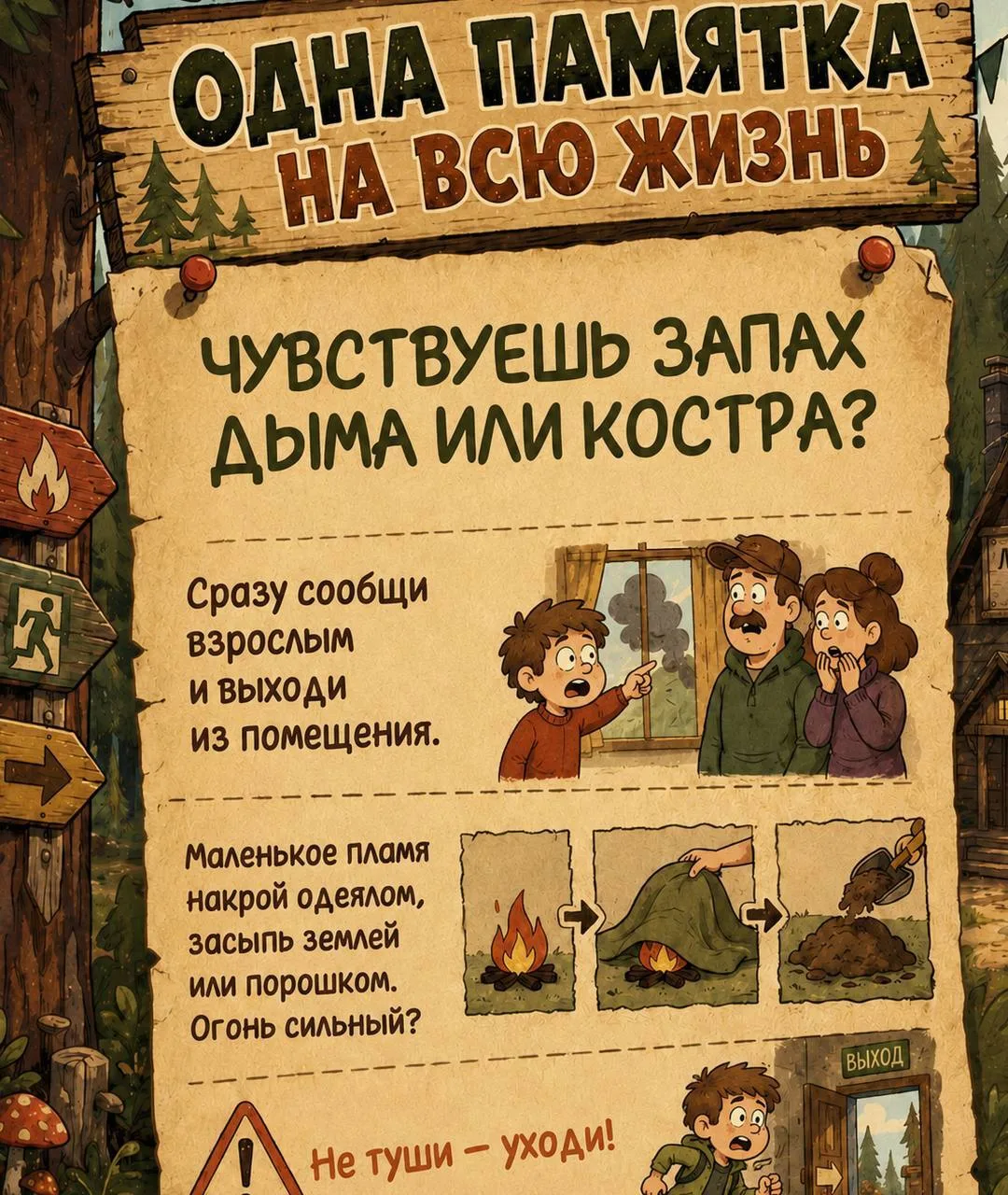 Секунды спасают жизнь: как действовать при пожаре? Собрали для вас основные советы в ка...