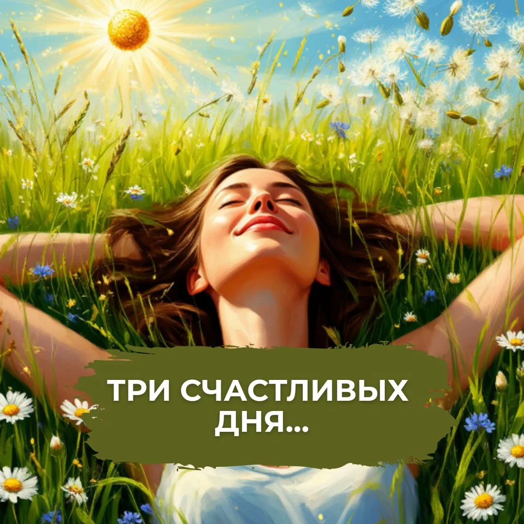 ТРИ СЧАСТЛИВЫХ ДНЯ…