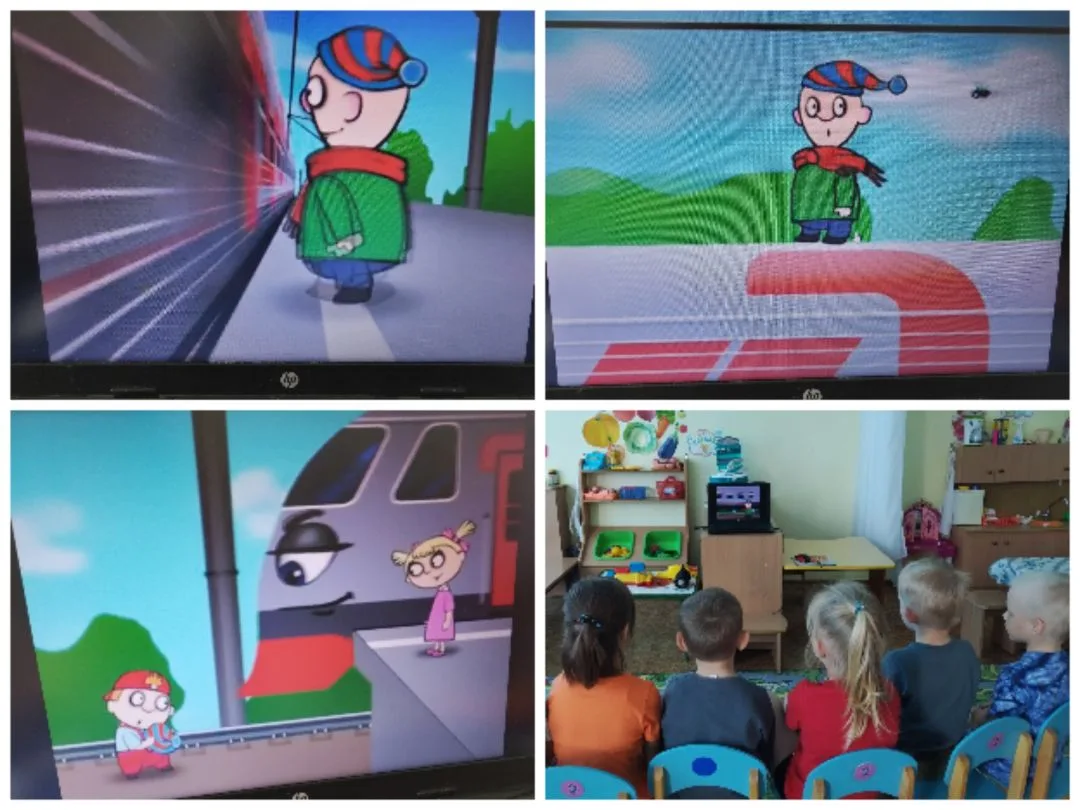 ✨ Железная дорога — не место для игр! ⚠️

🚂 Сегодня с ребятами нашей группы "Смешарики" мы провели 