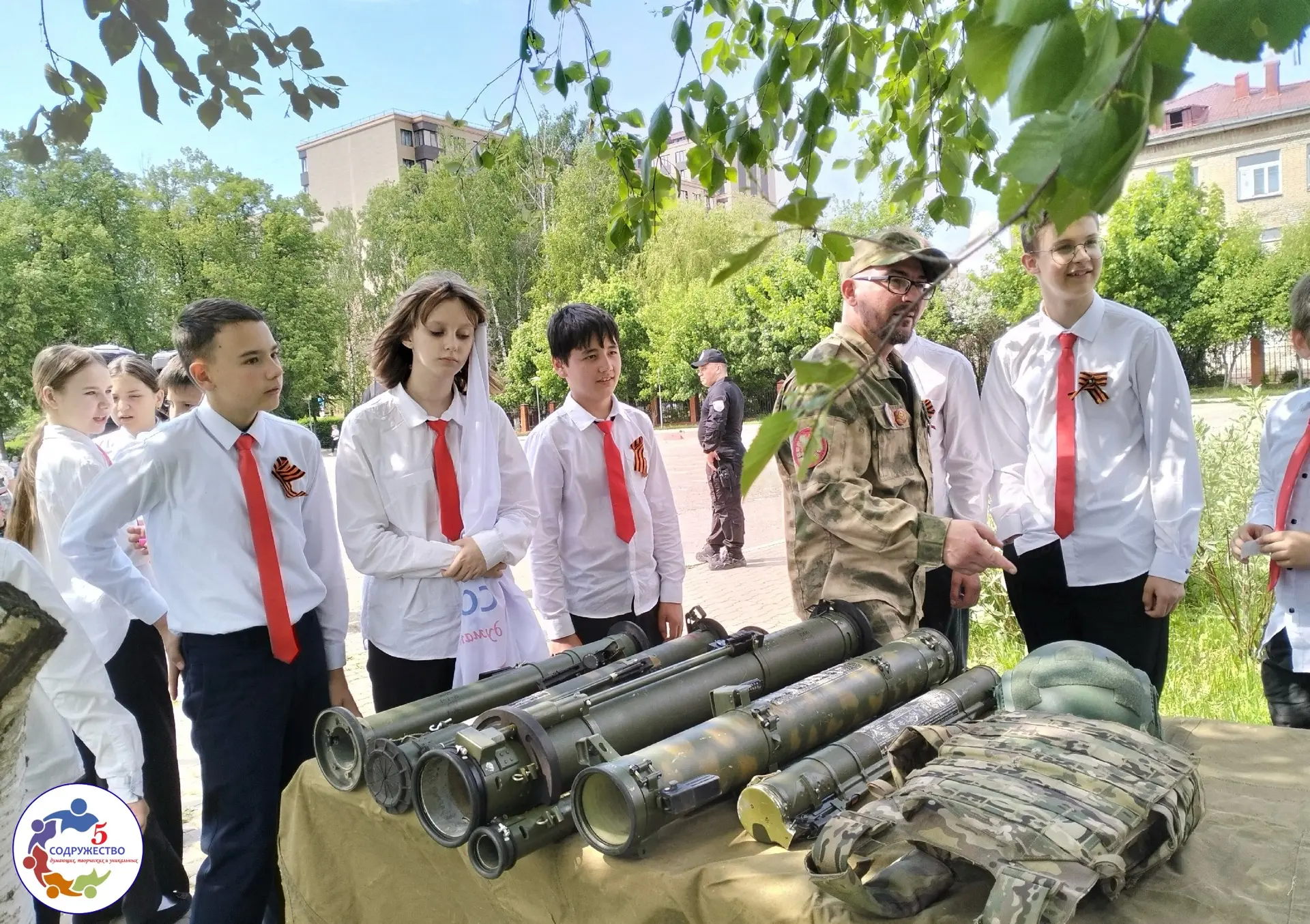 Финальный этап слёта патриотических отрядов в Балабаново  В сквере Воинской доблести состоялся финал