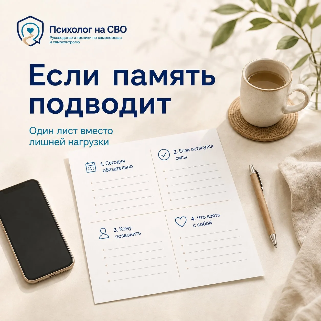 Если память подводит, перестаньте проверять её на прочность