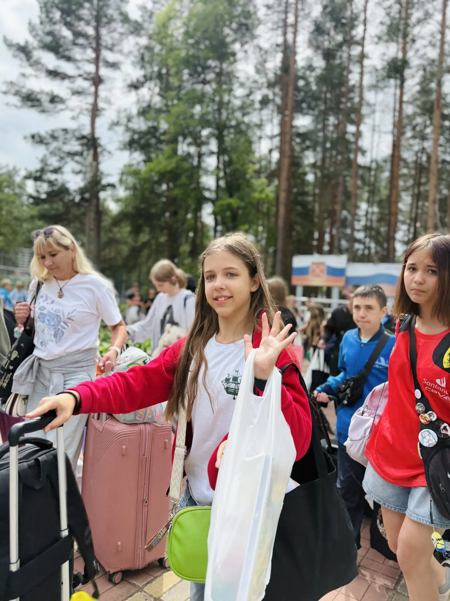 Прощание с лагерем и на посадку 🚌