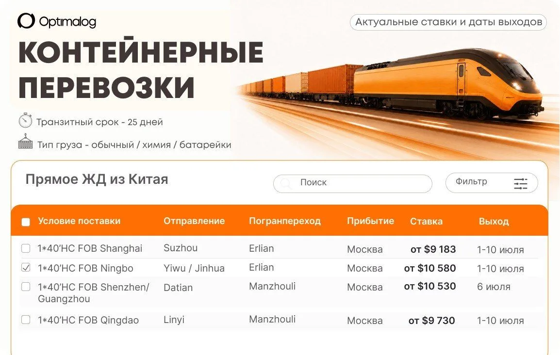 Актуальные ставки на доставку из Китая и Турции + даты выходов.

 +7 977 418 40 58
 aviasales@optima