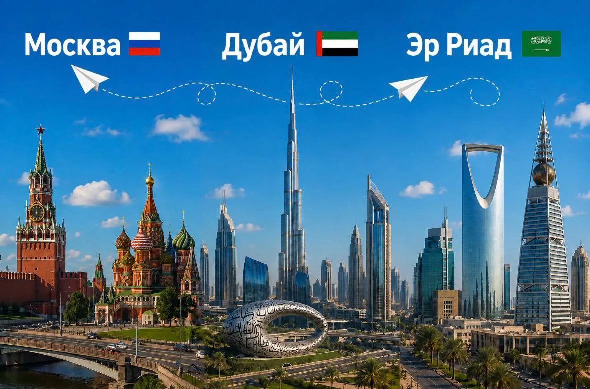 МОСКВА-ДУБАЙ-ЭР РИАД