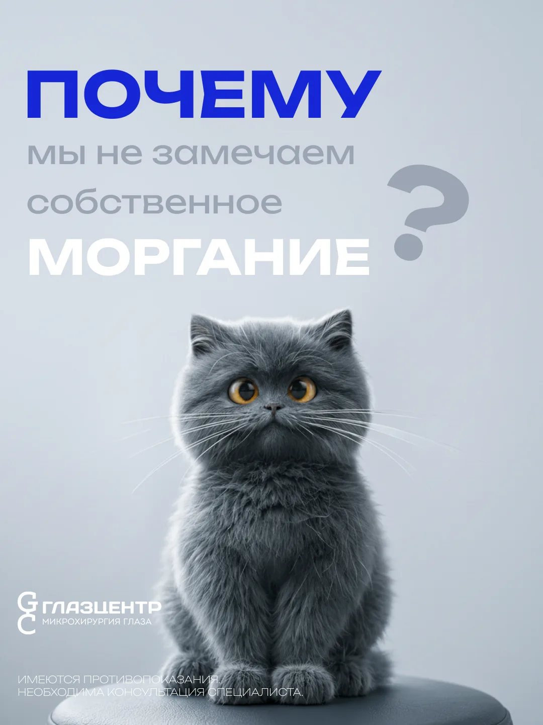 Почему собственное моргание остаётся для нас незаметным? Ответ — в карусели🐾