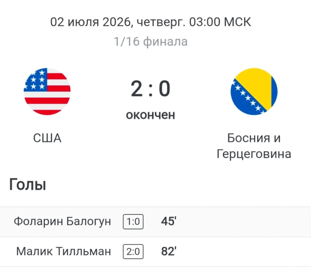 Чемпионат Мира 2026 Плей-офф 1/16 финала