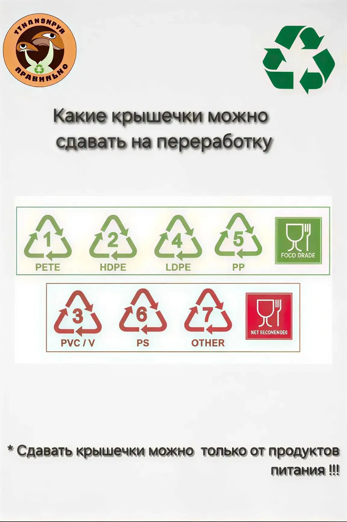 Разделяйте мусор🍃  Вы уже заметили наши урны для макулатуры и крышечек у входа в школу? Разделяйте с
