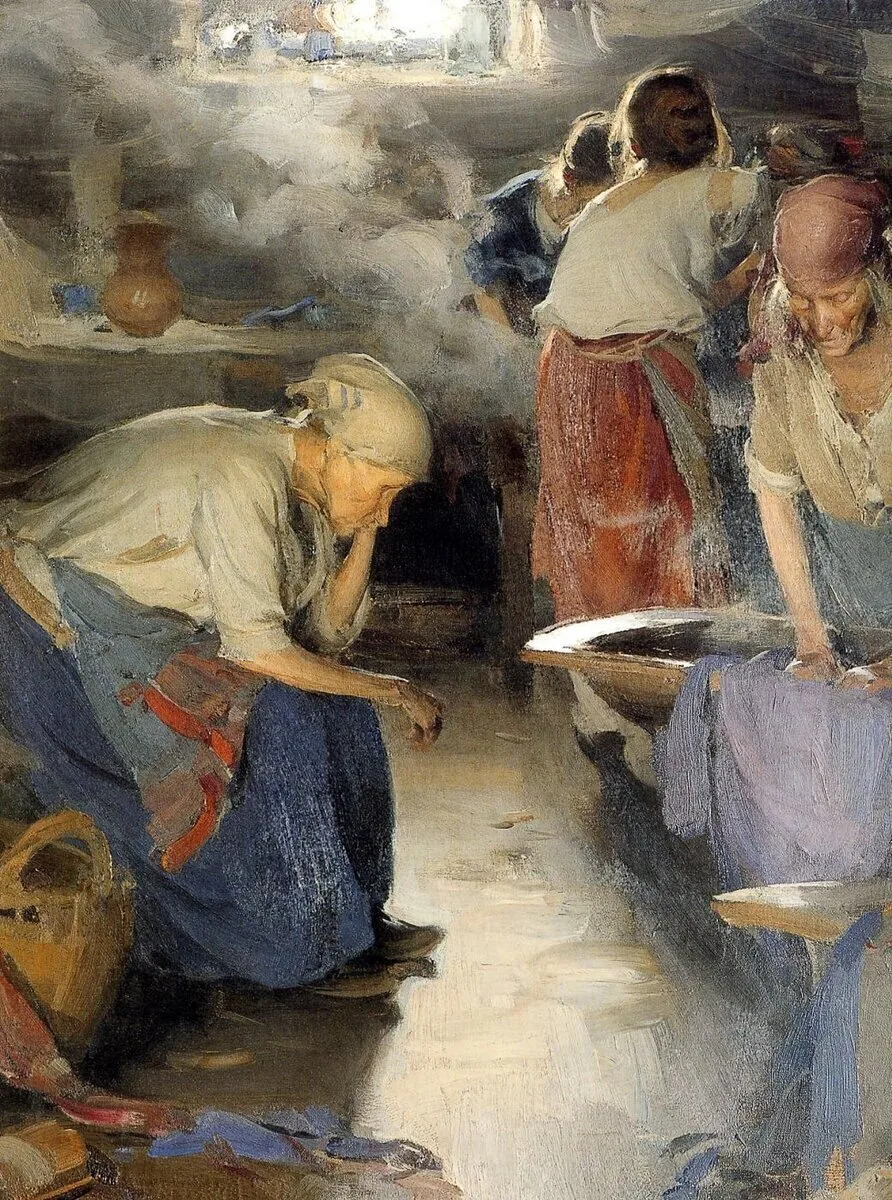 Художник Абрам Архипов «Прачки» 1901 г.

Когда я смотрю на эту картину, то чувствую себя необычайно 