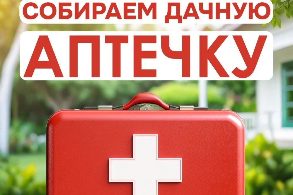 💊 Собираетесь на дачу — не забудьте аптечку!