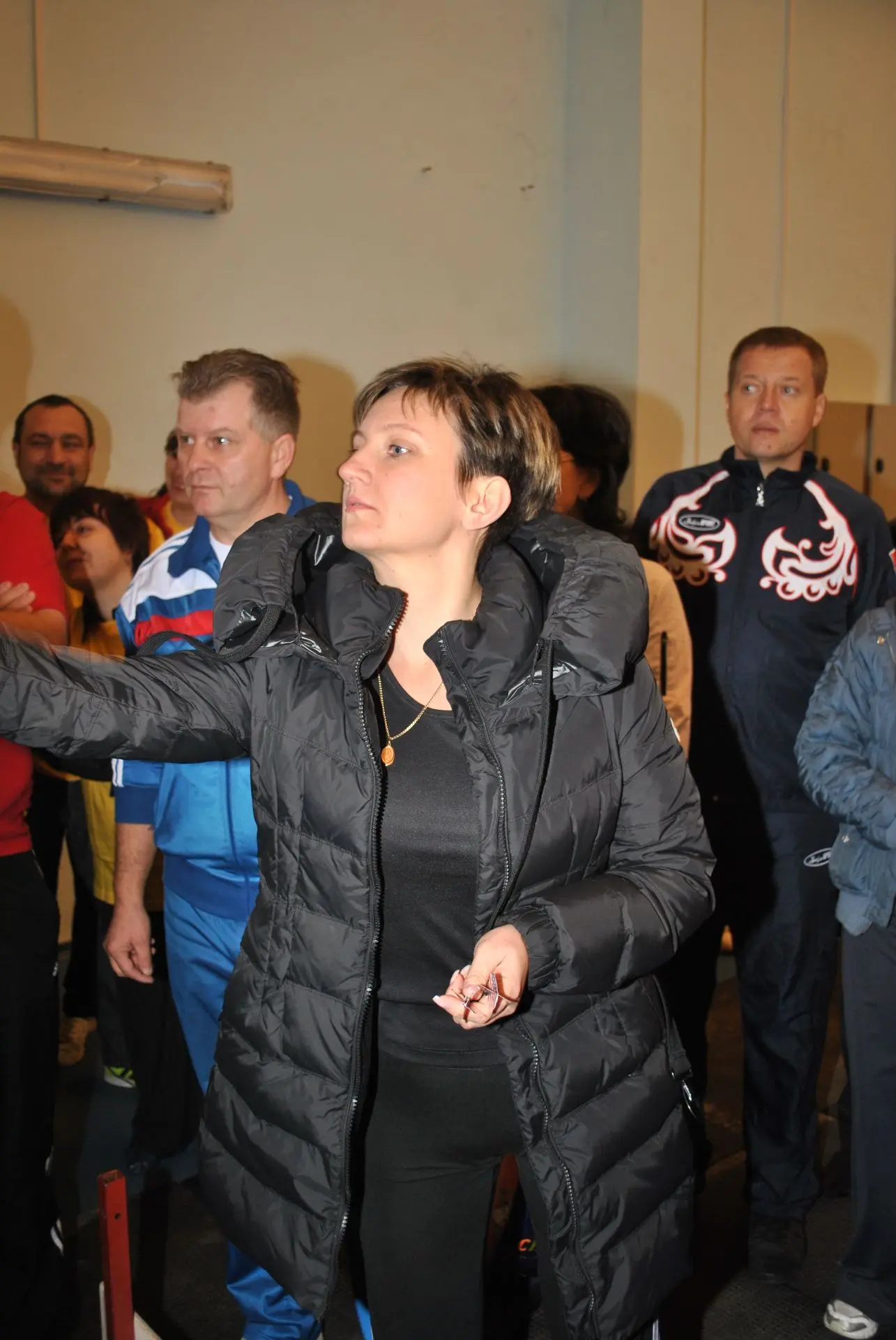 Во время соревнований между отделами администрации. 2012 год