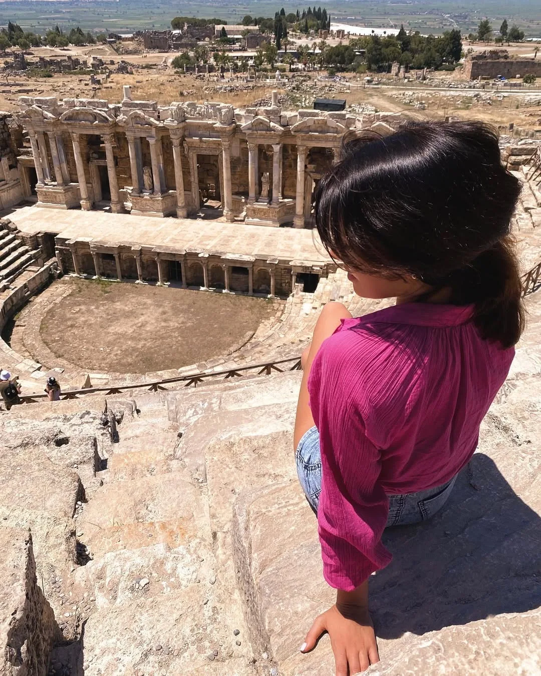 В развалинах древнего Иераполиса особенно впечатляет античный театр🏛😍