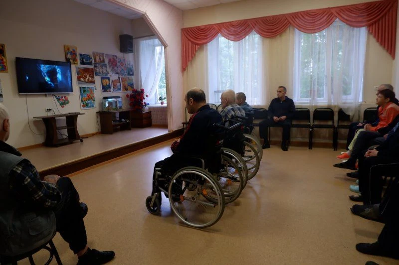 27 августа в День российского кино в Касимовском специальном доме – интернате для получ...