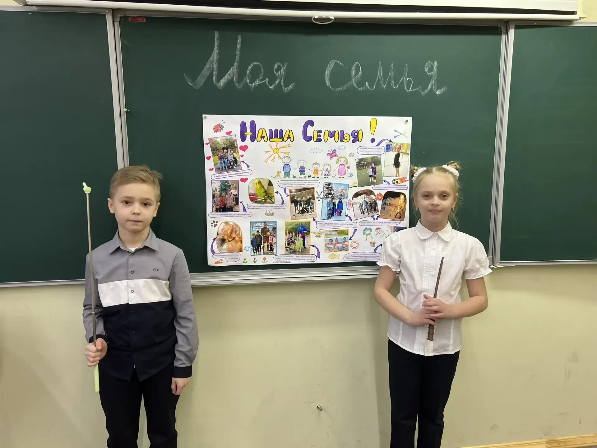 🩷 Маленькие исследователи из 1-З класса представили свои семейные истории   🤗 В 1-З классе под руков