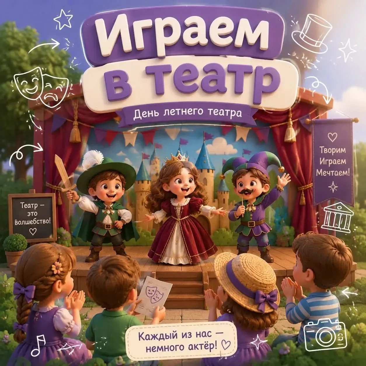 Не МХАТ, а круче👏👏👏

Сегодня 2⃣1⃣ июля — День театра. Это отличный повод достать из шкафа забытый