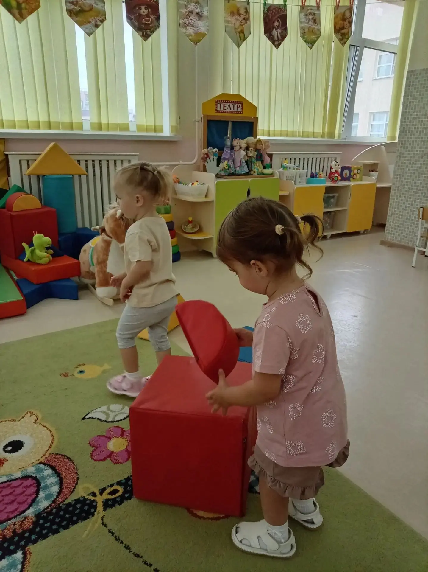 💈В группе «Гнёздышко» сегодня кипит большая стройка. Маленькие строители с невероятной сосредоточен