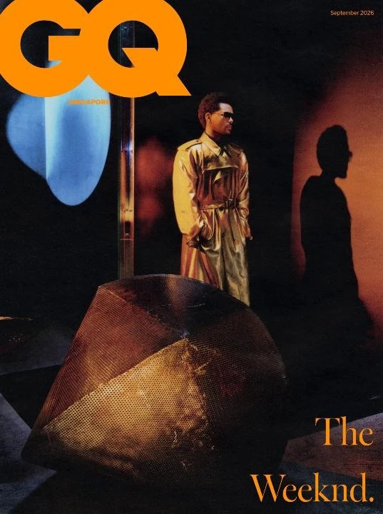 The Weeknd в свежей съёмке для сингапурского GQ.