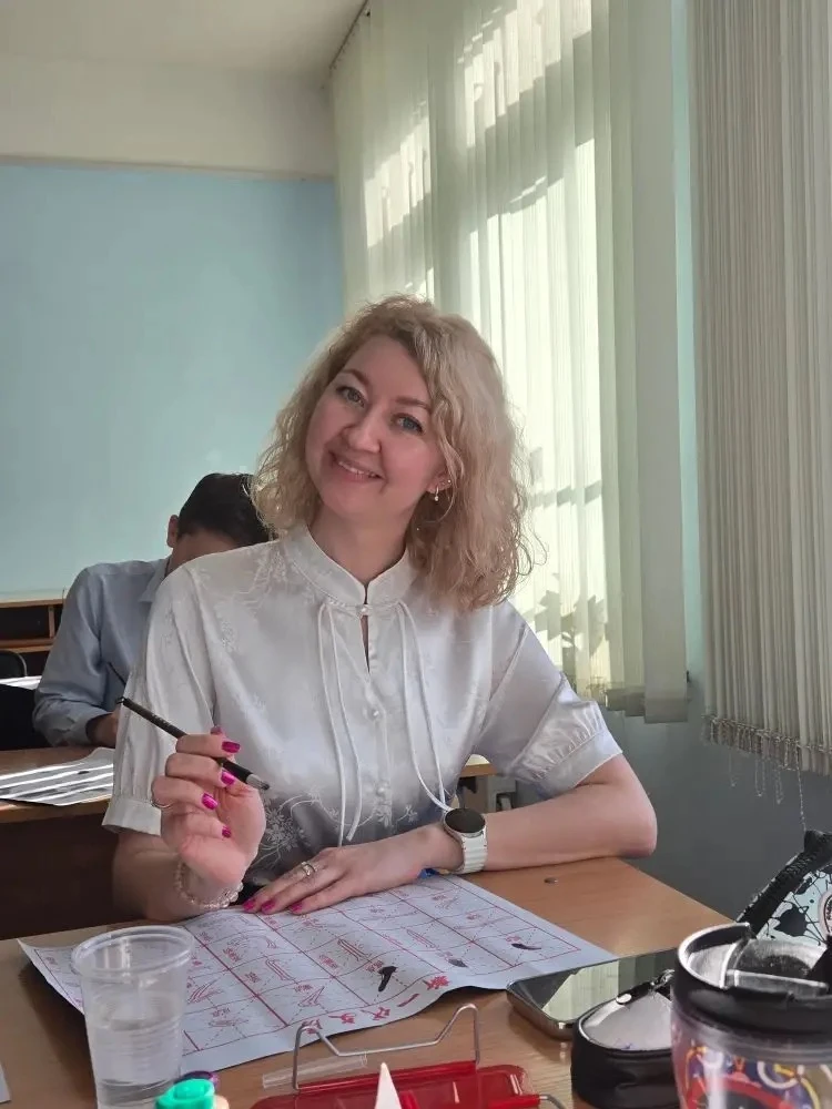 Мастер-класс по китайской каллиграфии!   Вчера наши ученики из группы 5️⃣-8️⃣классов кружка "Занимат