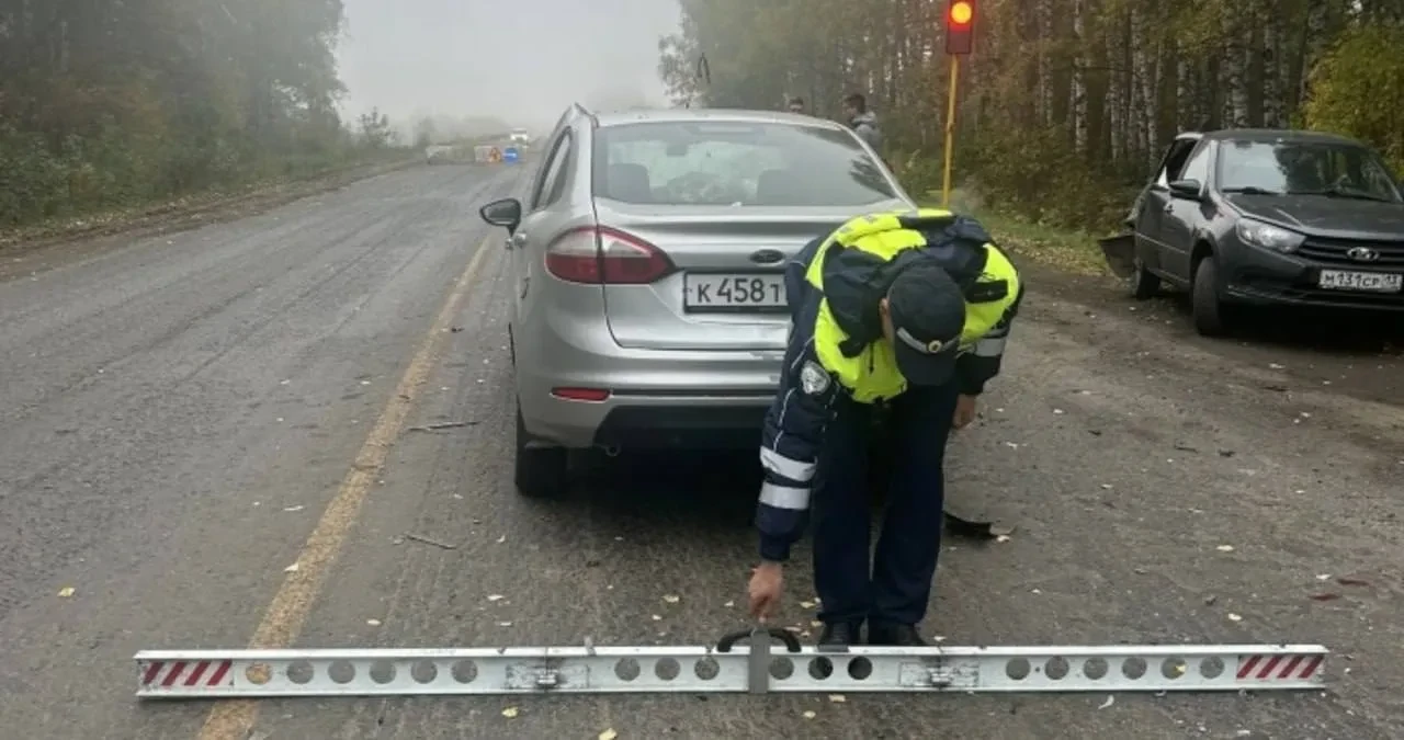 Два пассажира пострадали в ночном ДТП на трассе в Мордовии